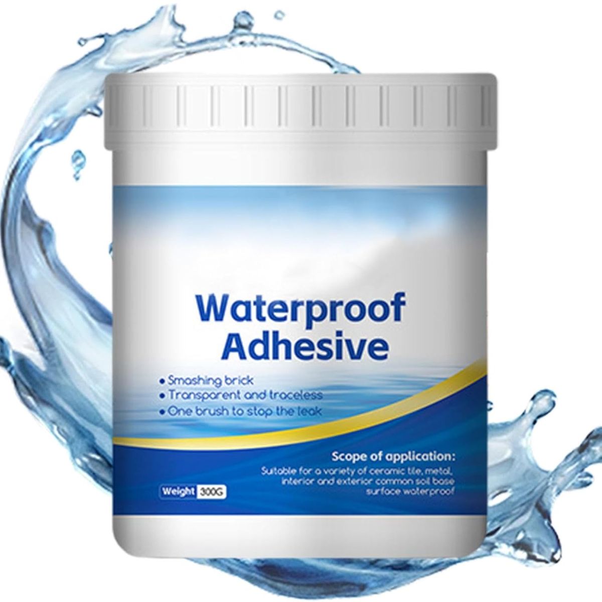 GENERICO - Adhesivo impermeable transparente tapa goteras