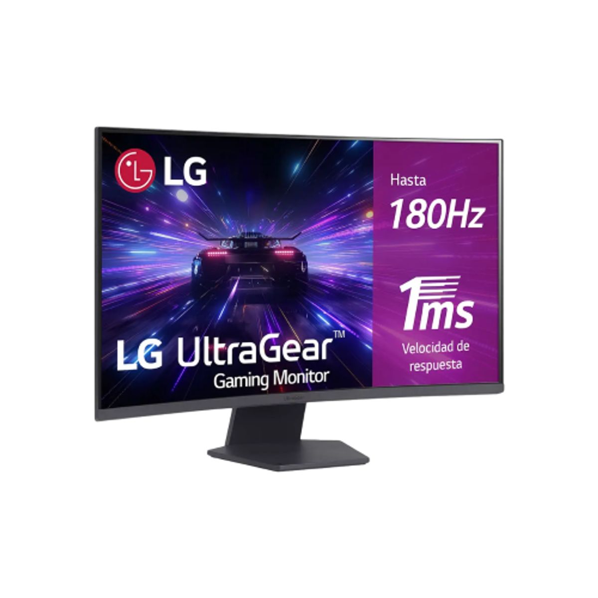 LG - LG UltraGear Monitor Curvo Gamer 32” QHD 180Hz 1ms FreeSync HDMI DP