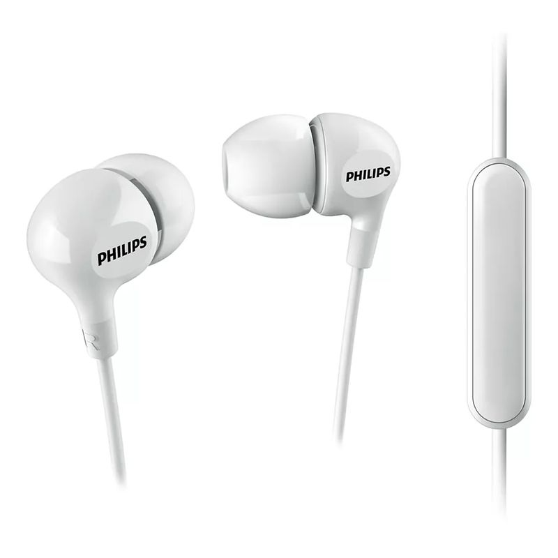 PHILIPS - AUDÍFONOS IN-EAR CMANOS LIBRES BLANCO SHE3555WT