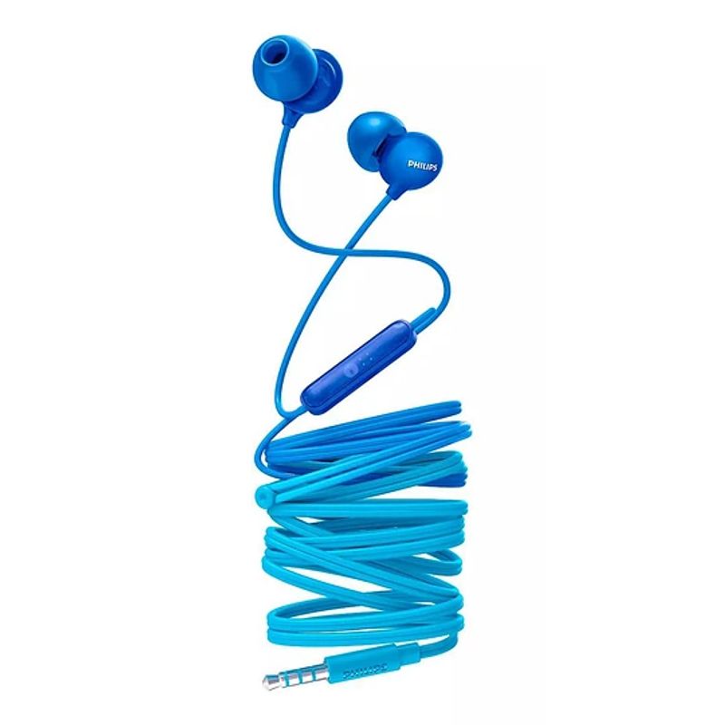 PHILIPS - AUDÍFONOS IN-EAR JACK35M MANOS LIBRES AZUL TAE110BL