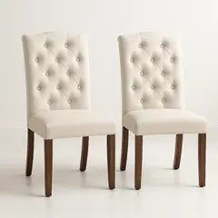 KLIK - Pack de 2 Sillas de Comedor Acolchada Madera Elegance