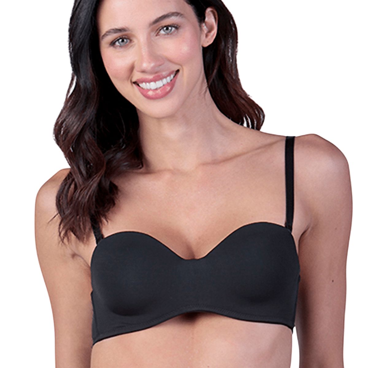 LADY GENNY - Sostén Strapless Microfibra