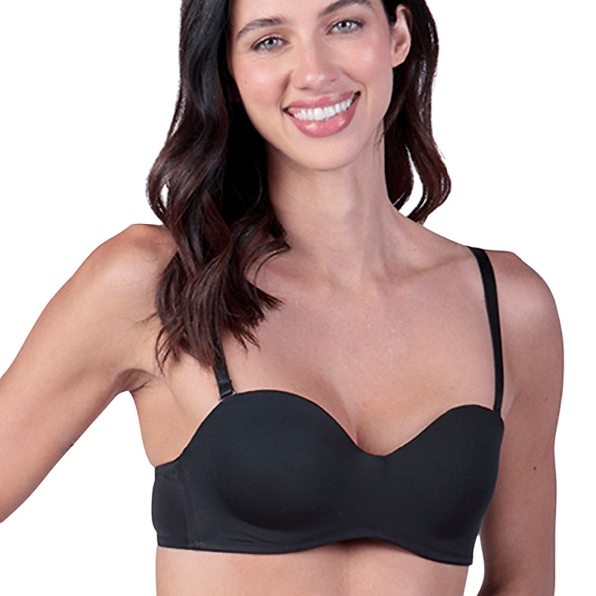 LADY GENNY - Sostén Strapless Microfibra