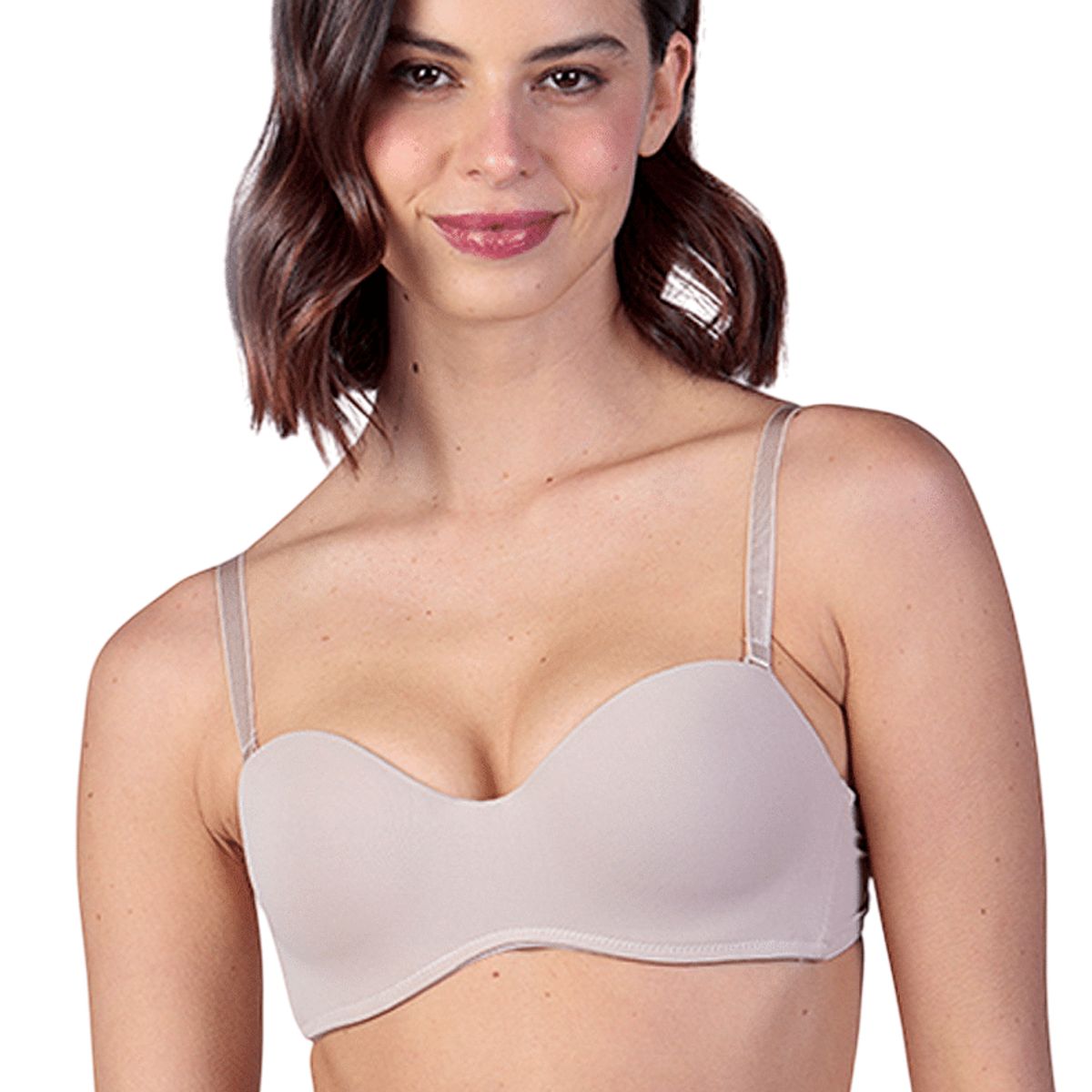 LADY GENNY - Sostén Strapless Microfibra