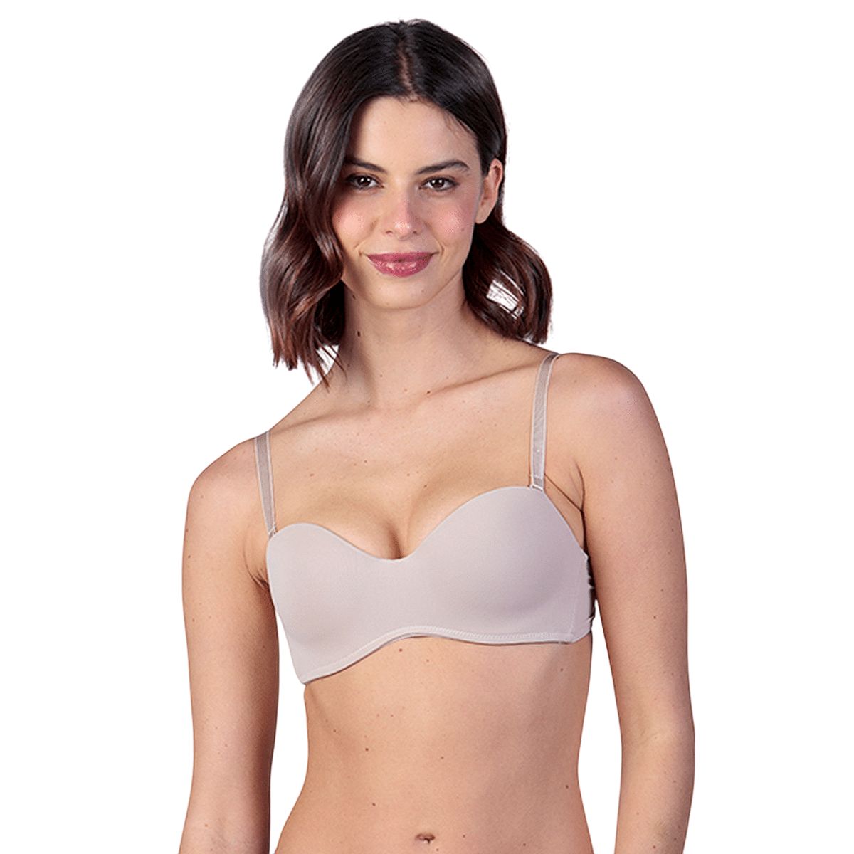 LADY GENNY - Sostén Strapless Microfibra