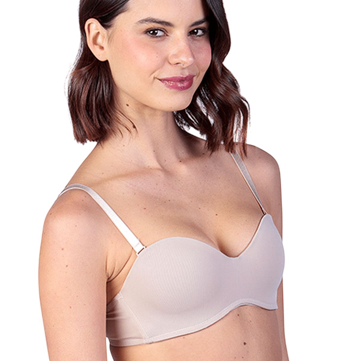 LADY GENNY - Sostén Strapless Microfibra