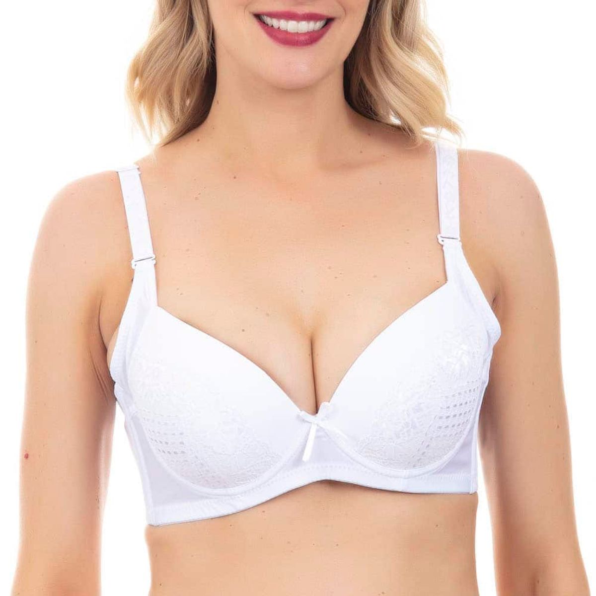 LADY GENNY - Sosten Encaje Con Soft Push-Up