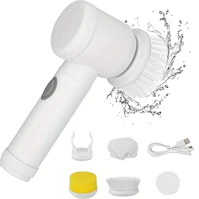 GENERICO - Cepillo de limpieza recargable 5 en 1 Magic Brush