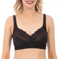 LADY GENNY - Sosten Encaje y Microfibra Sin Arco