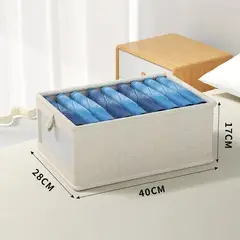 GENERICO - Set De 6 Cajas Organizadoras Plegables Closet Ropa