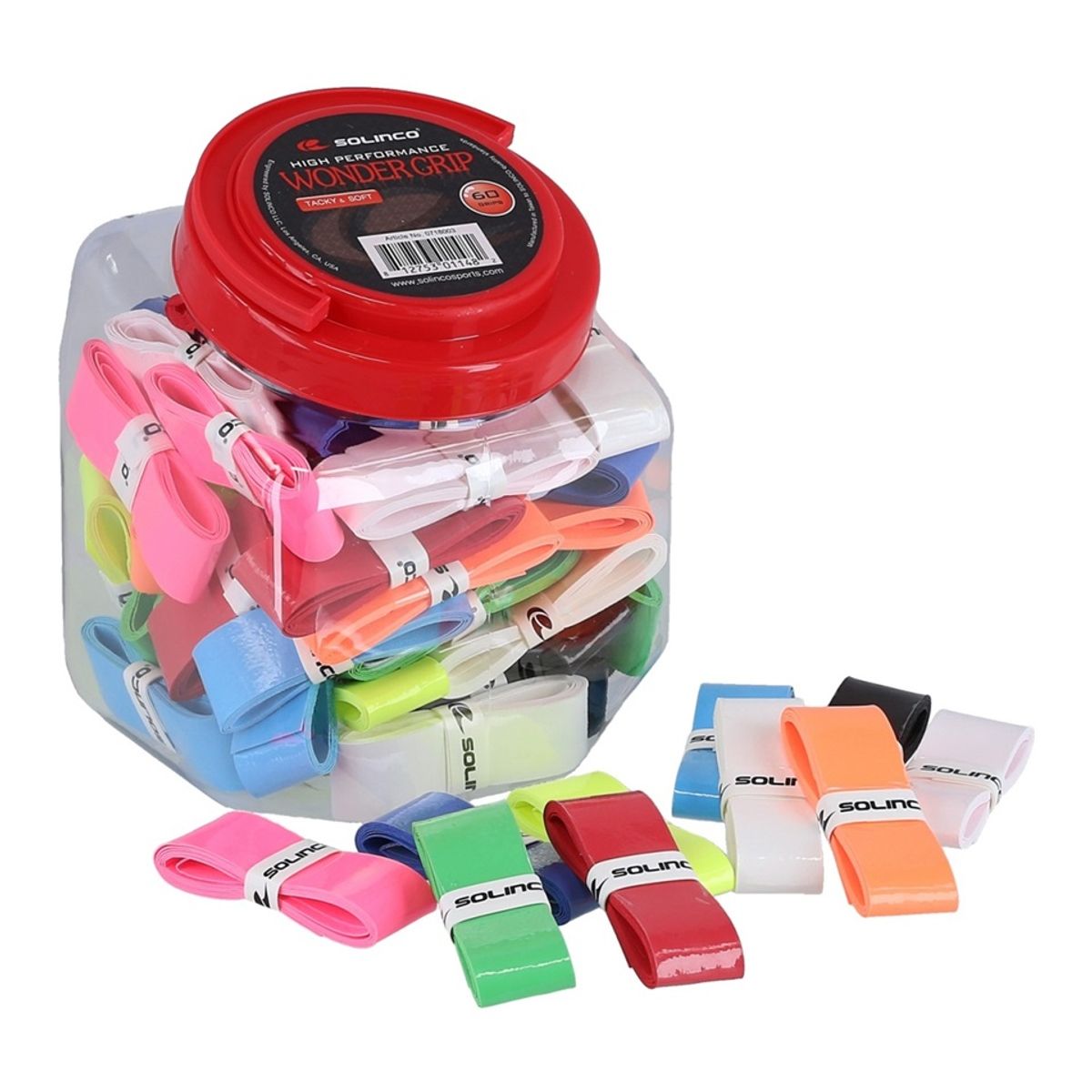 GENERICO - Overgrip Solinco Wonder Grip Mix Colores X60 Tenis Padel