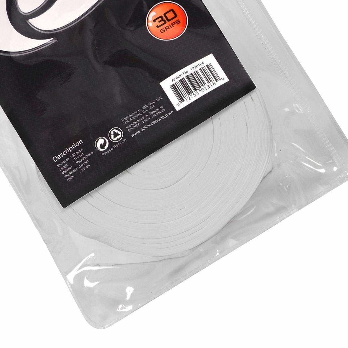 GENERICO - Overgrip Solinco Wonder Grip Blanco X30 Tenis Padel