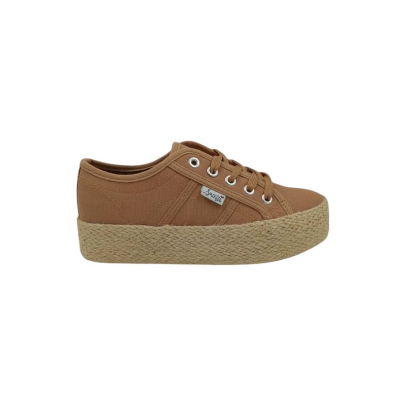 HERIEL - Zapatilla Khaki Plataforma Mujer