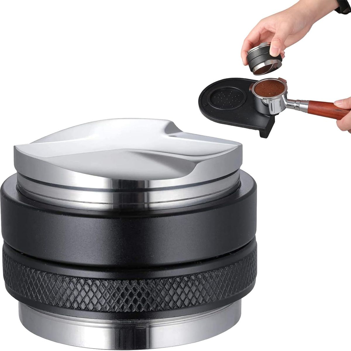 KUANGYE - 51mm Tamper Y Distribuidor De Café Expreso De Acero Inoxidable