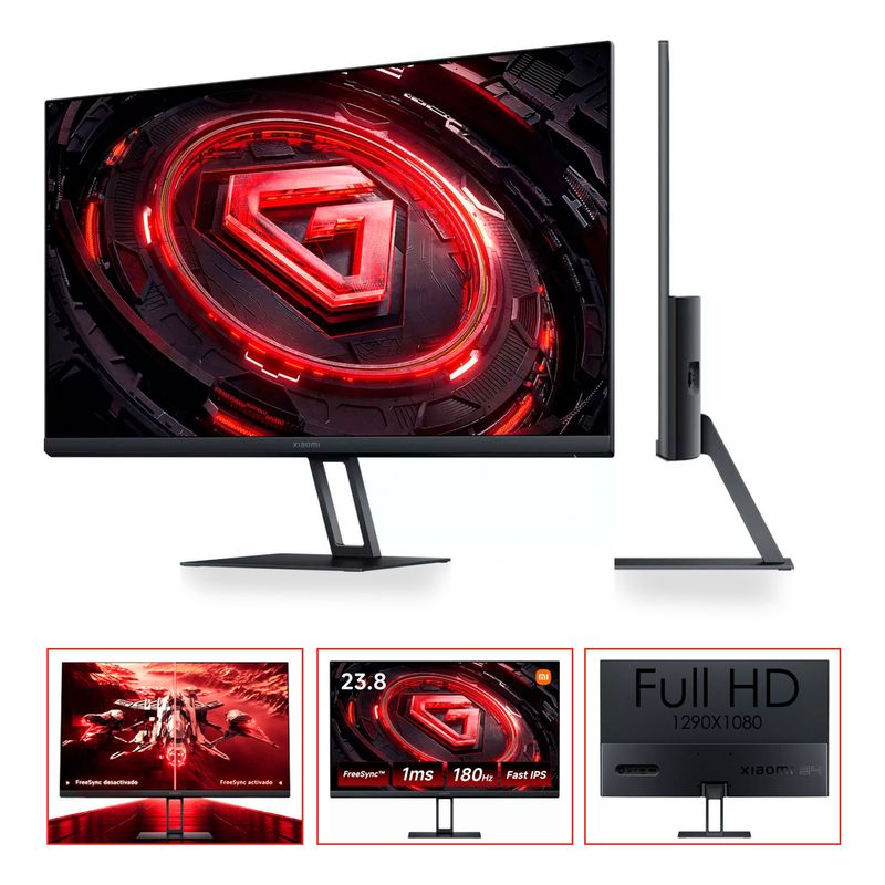 XIAOMI - Xiaomi Gamer Monitor G24i Fhd 19201080 Ips Dp A 180hz