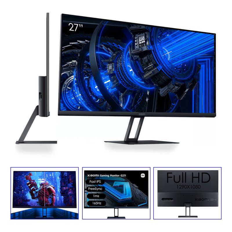 XIAOMI - Xiaomi Gamer Monitor G27i Fhd 19201080 Ips Dp A 165hz Negro