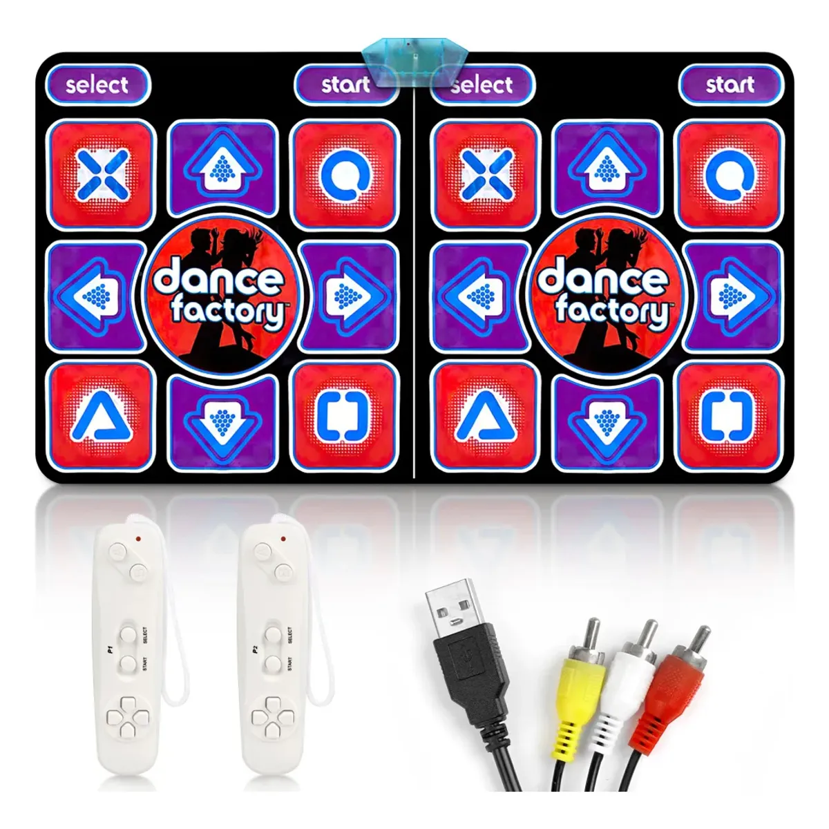 PUREPOWER - Alfombra de Baile Fitness y Juegos con Cable