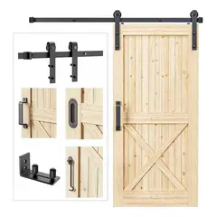 GENERICO - Herraje Riel Para Puerta Corrediza Puerta De Granero 150cm 5ft