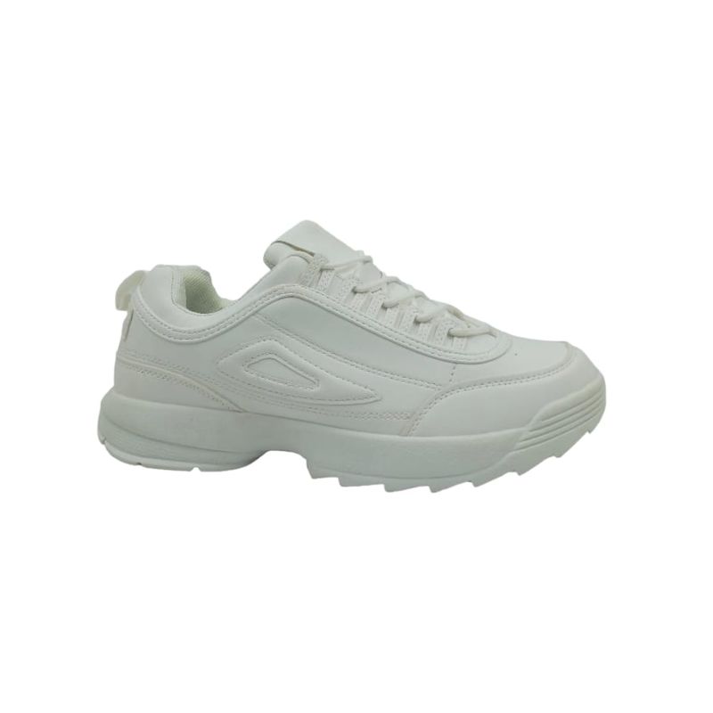 HERIEL - Zapatilla Blanca Plataforma Mujer