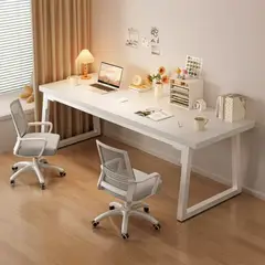 IDEEHOUSE - Mesa Escritorio Rectangular Estudio 120x75x60cm Blanco