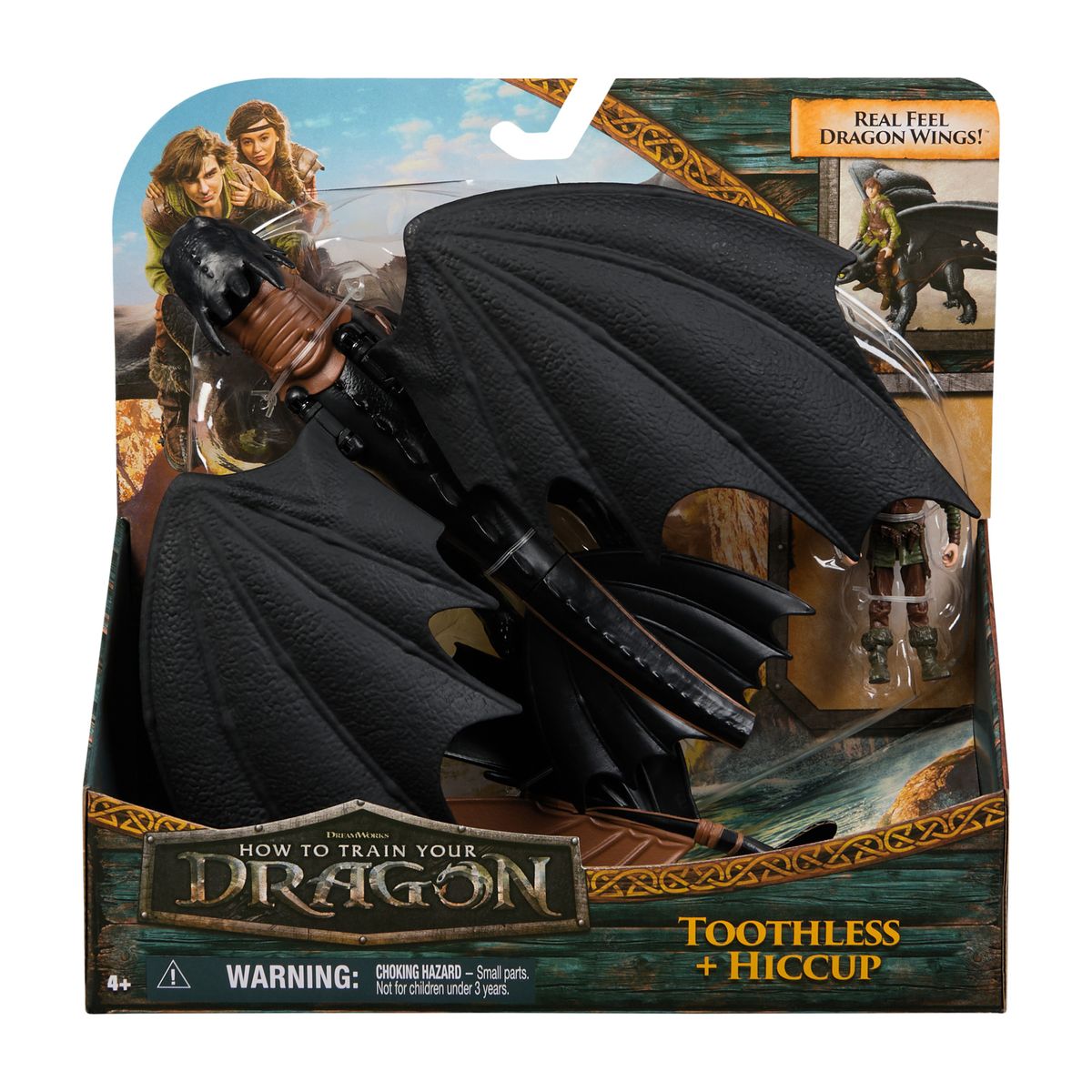 DRAGONS - Pack Figura Hipo Y Chimuelo Cómo Entrenar A Tu Dragón