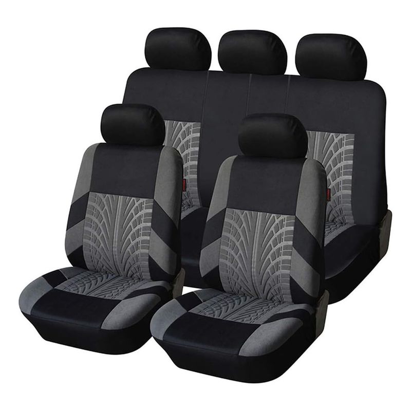 GENERICO - Funda Cubre Asiento Automovil Universal Premium 9 Piezas