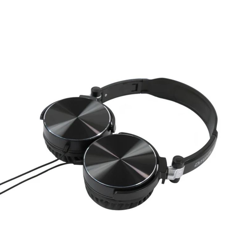 AIWA - AUDÍFONOS ON-EAR PLEGABLE CMICRÓFONO NEGRO AW-X107B