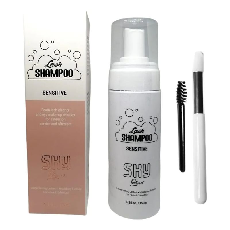 GENERICO - Shampoo Para Pestañas Extensiones Espuma Limpiadora