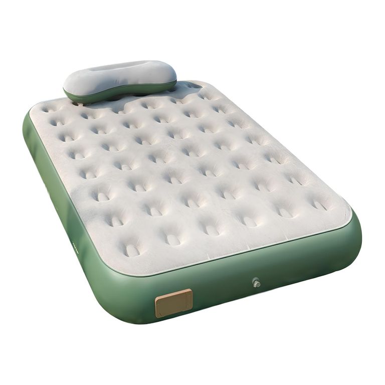 Colchon Cama Inflable Electrico Con Cojin Bolso 1 Plaza Sun