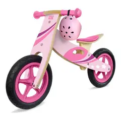 GENERICO - Bicicleta De Equilibrio Madera Para Niños asiento ajustable