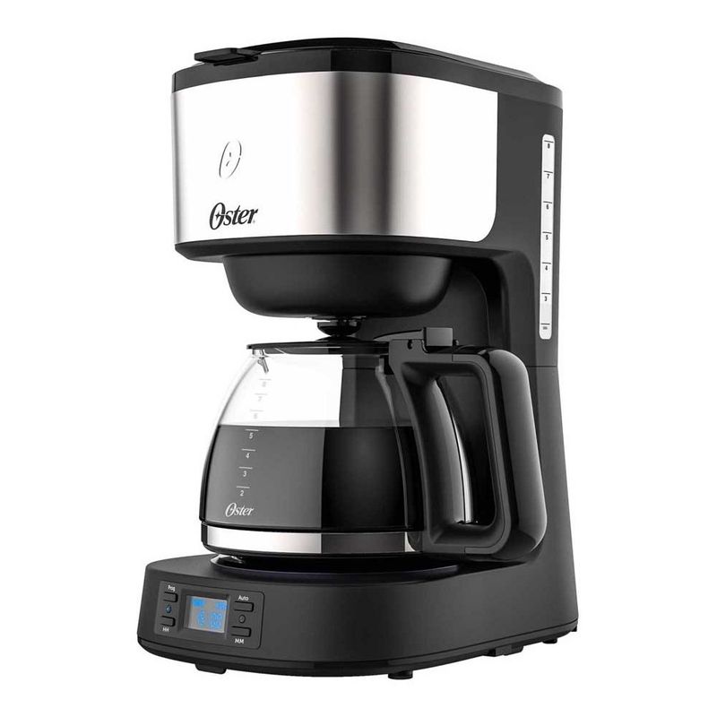 OSTER - Cafetera programable Oster® 8 tazas acero inoxidable BVSTDC10SS
