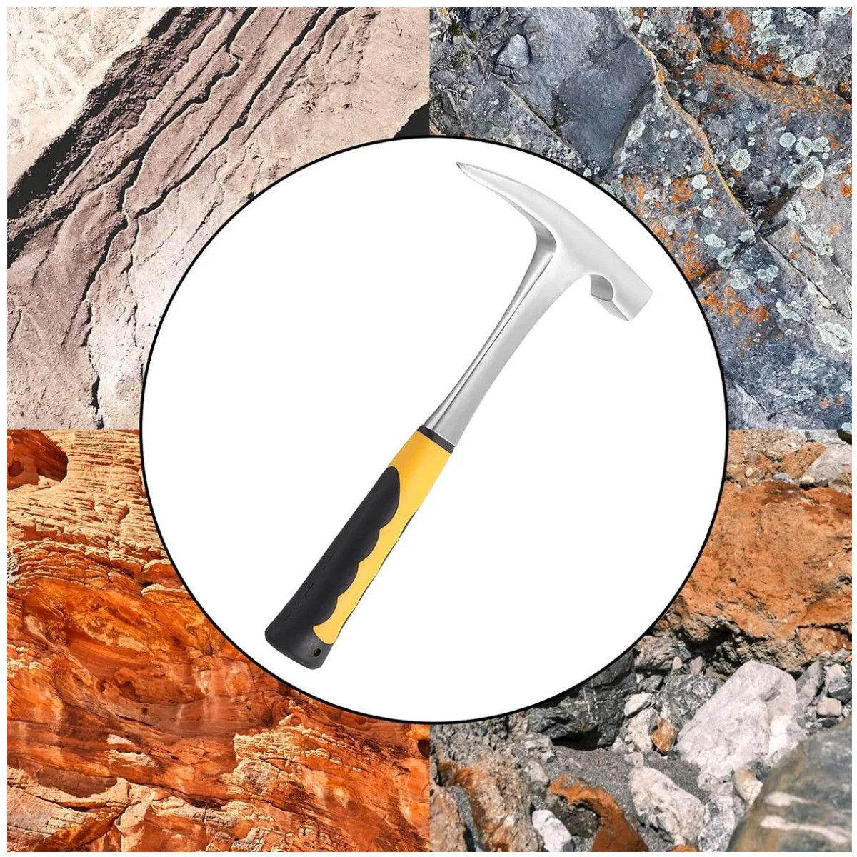 KUANGYE - Martillo Geologico Martillo De Exploración 32oz