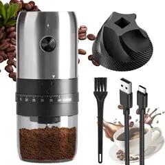 METEX - Molinillos De Café Eléctricos Recargable Acero Inoxidable