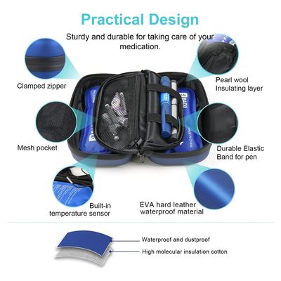 Imagen 2 del producto Hielera Para Insulina Con Termómetro Estuche Para Insulina