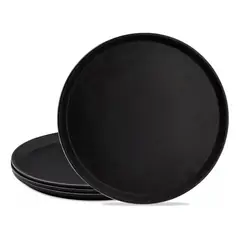 U BUY - Pack 5 Bandeja Redonda Restaurant Antideslizante Garzón 45cm