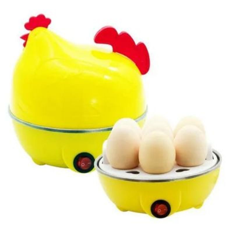 GENERICO - Máquina Hervidor Cocedor de Huevos al Vapor con Diseño de Gallina