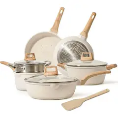 U BUY - Juego De Utensilios Cocina Medical Stone White 10 Piezas
