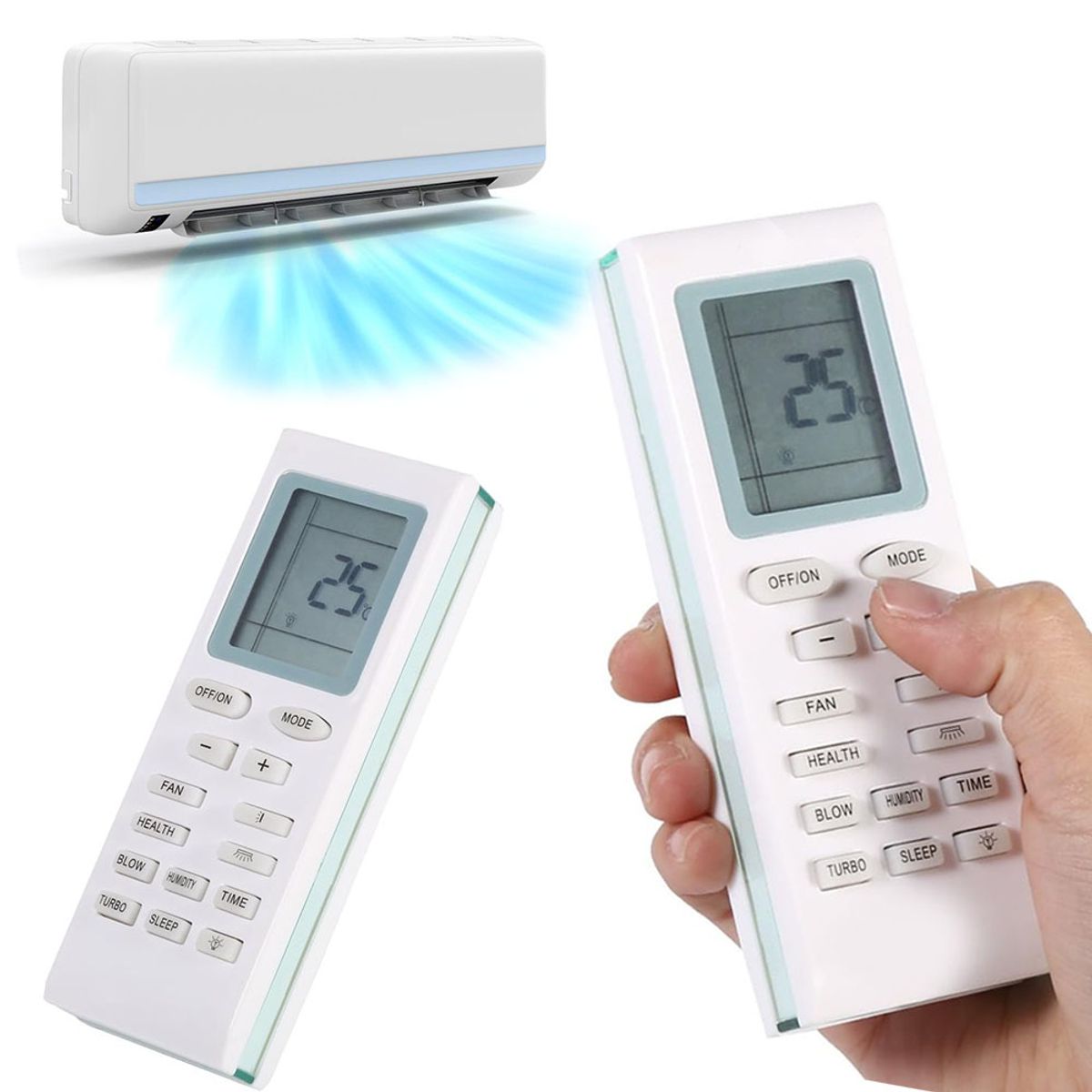 GENERICO - Control Remoto De Aire Acondicionado Para Anwo