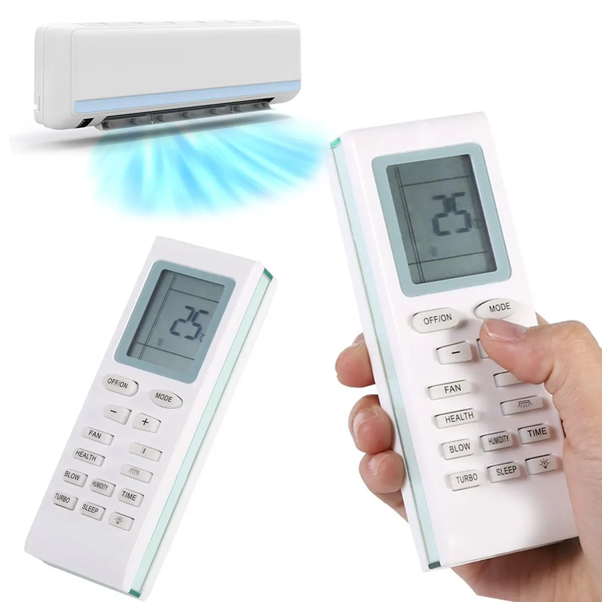 GENERICO - Control Remoto De Aire Acondicionado Para Anwo