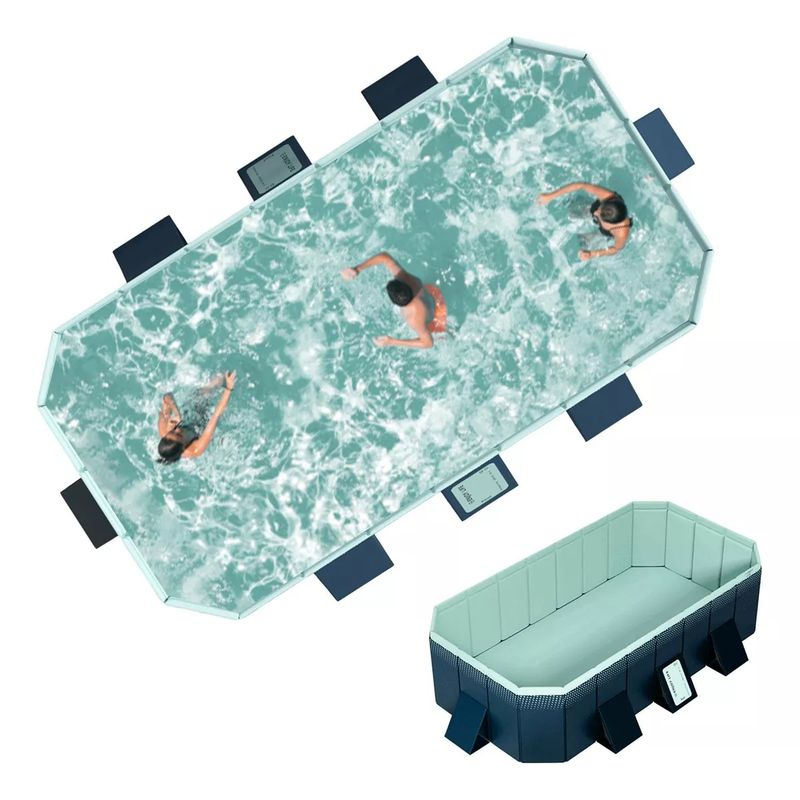 GENERICO - Piscina Grande Plegable Para Exteriores Portátil De 3m 1500l