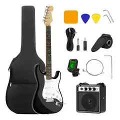 GENERICO - Guitarra Eléctrica De 6cuerdas Con Amplificador Y Accesorios