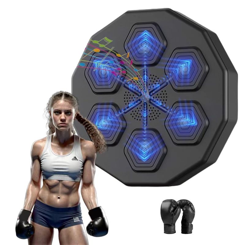 GENERICO - Maquina De Boxeo Artes Marciales Guantes Musical Bluetooth