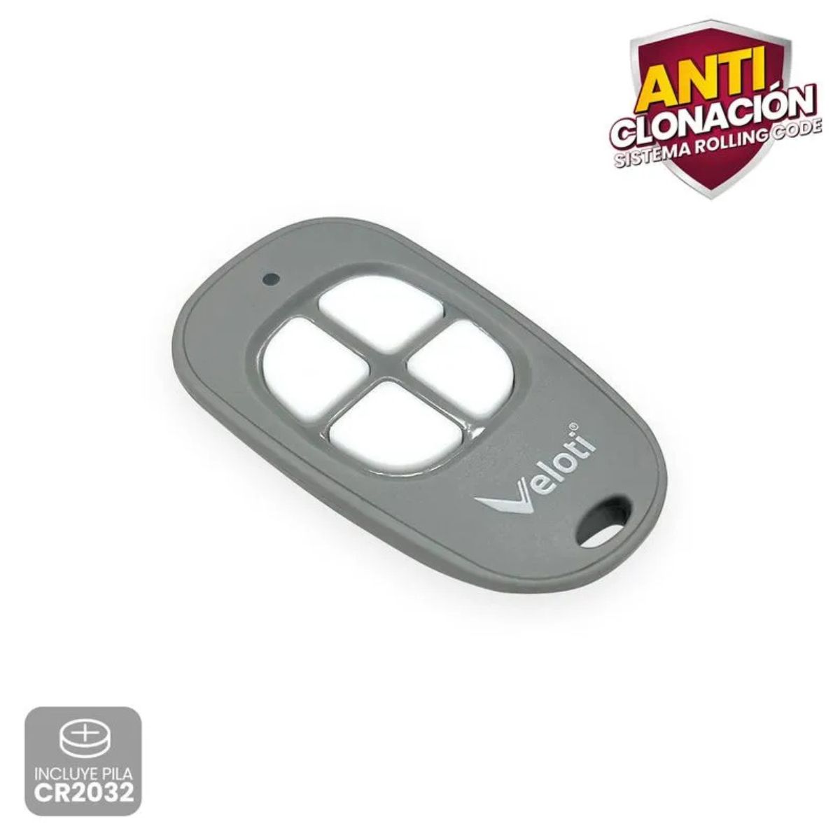 VELOTI - Control remoto para portón eléctrico 4 canales Veloti