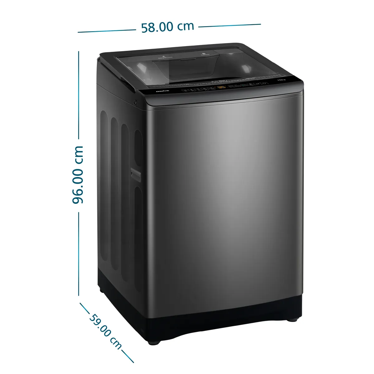 MABE - Lavadora Automática 15Kg recubrimiento antibacterial mabe LMA5120WDGCL0