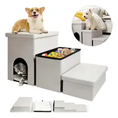 GENERICO - Nido de mascotas con caja de almacenamiento adecuado para