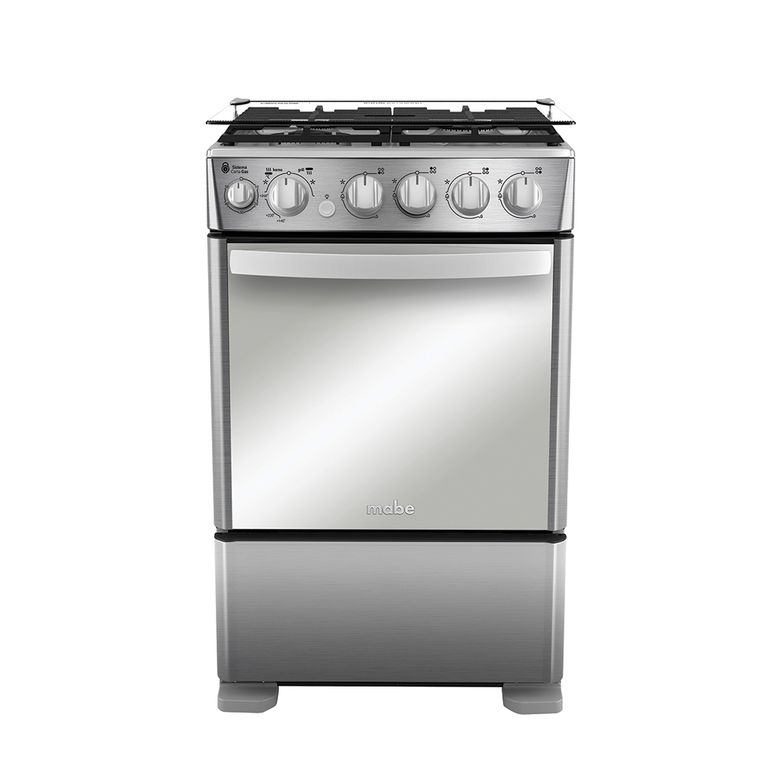 MABE Cocina a Gas 55cm 4 platos Grill a Gas CMC5560FX1