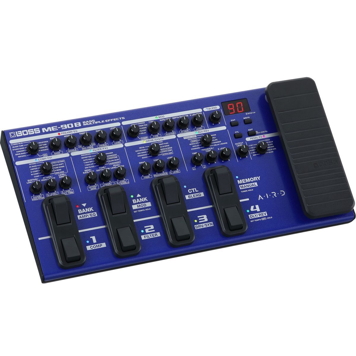 BOSS - Pedalera multiefecto para Bajo Boss ME 90B 61 Efectos 10 IR