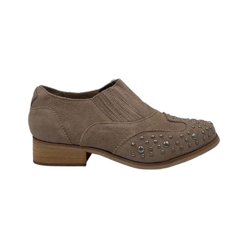 HERIEL - Zapato Beige Gamuza Mujer