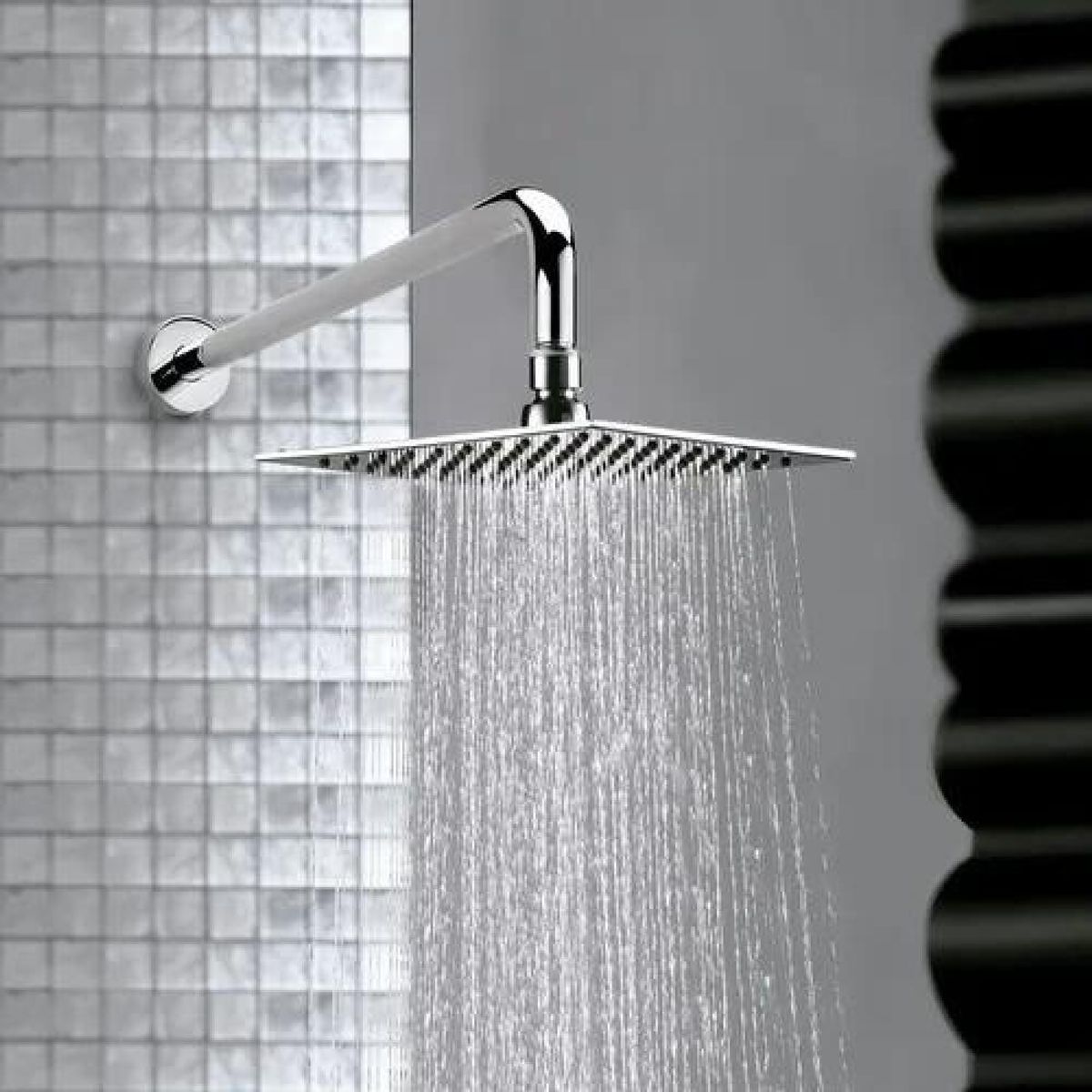 BRIGGS - Plato Ducha Cuadrado Acero Inox 20cm Briggs-fanaloza