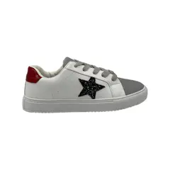 HERIEL - Zapatilla Blanca Estrella Mujer